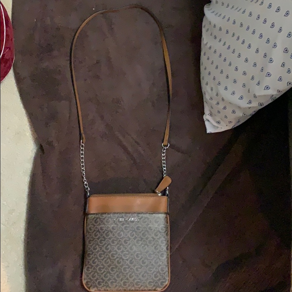Leather Guess over the shoulder Purse